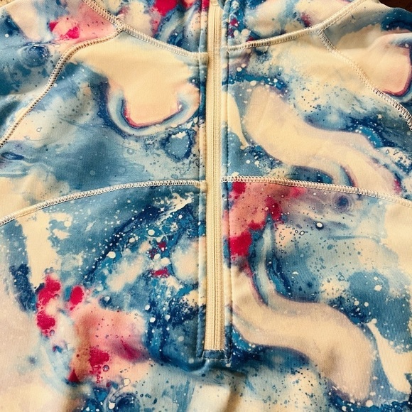 DSG GIRLS COLORFUL 1/4 ZIP PULLOVER ATHLETIC JACKET SIZE LARGE - Picture 6 of 10